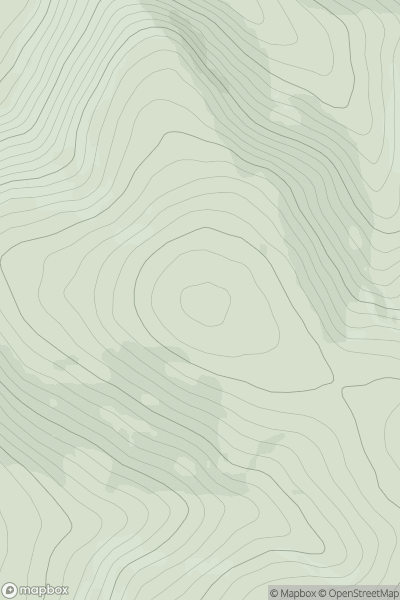 Thumbnail image for Great Hill [The River Tweed to the English Border] showing contour plot for surrounding peak